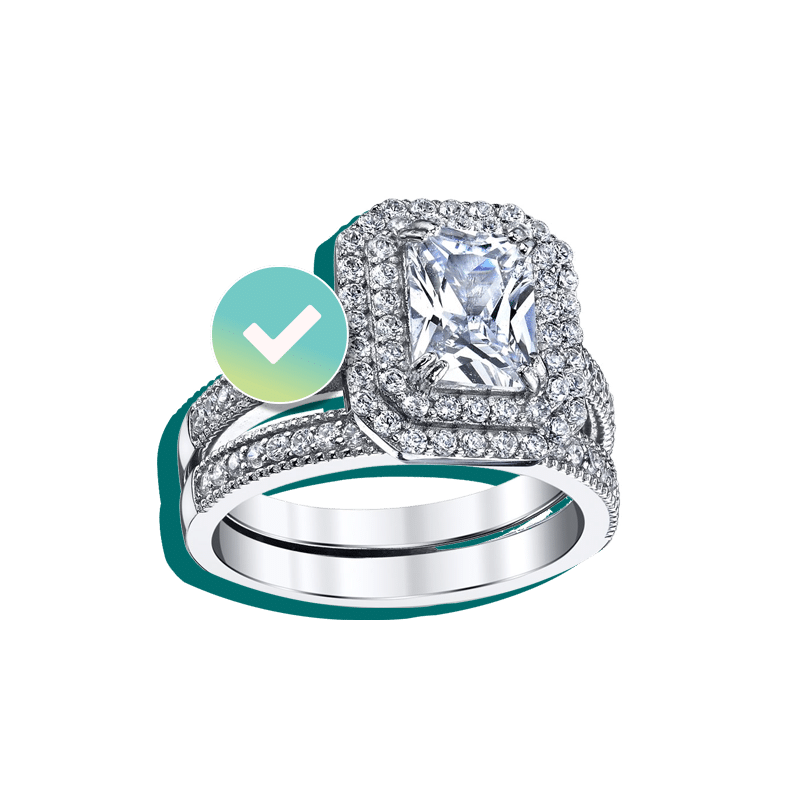 Large Diamond ring insured by BriteCo Jewelry Insurance