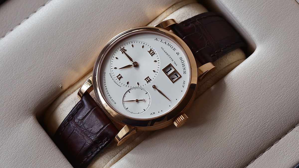luxury 18ct gold watch from A. Lange & Söhne