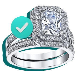 Large Diamond ring insured by BriteCo Jewelry Insurance