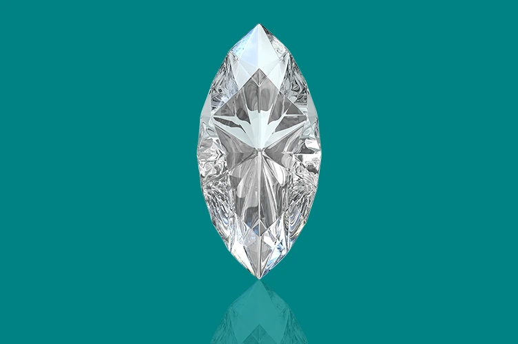 Marquise cut diamonds