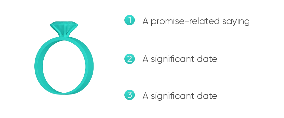 Promise Ring Engraving Ideas