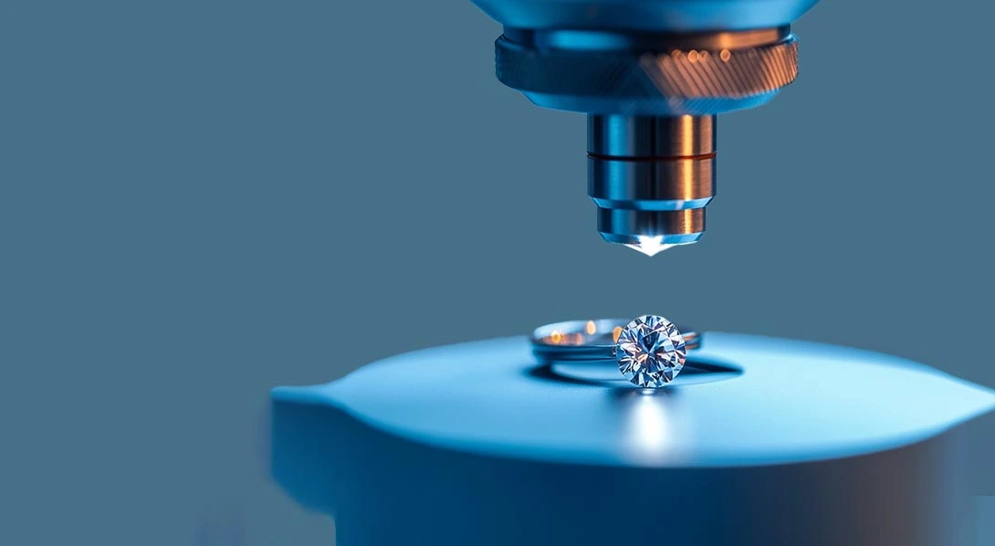 Ring with cubic zirconia stones