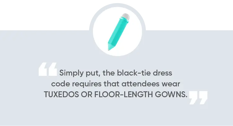 Black-tie dress code