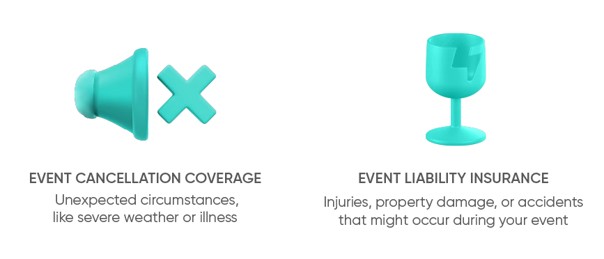 Types of Wedding Insurance Cover