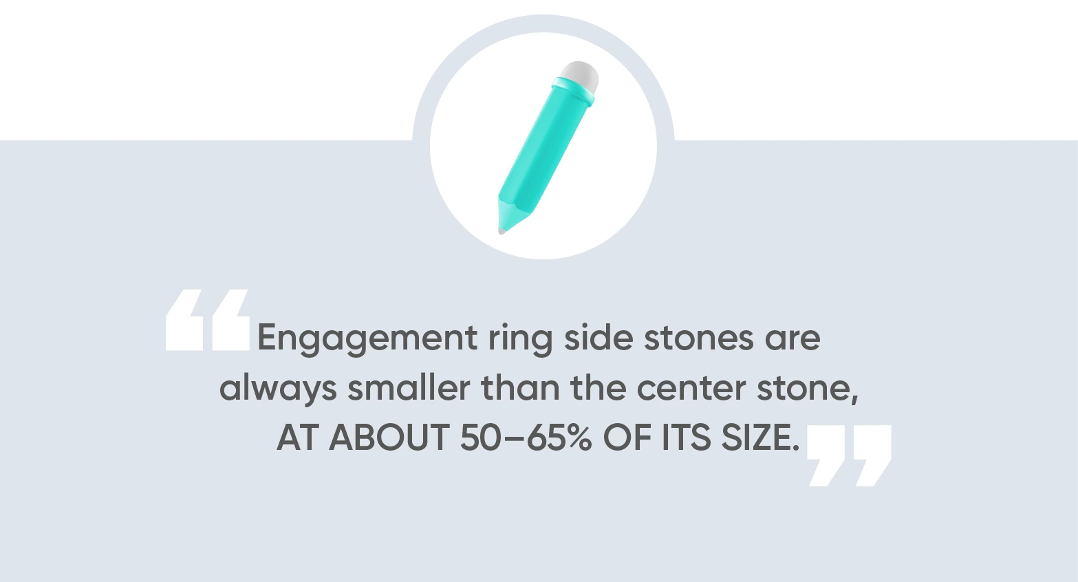 engagement ring side stone