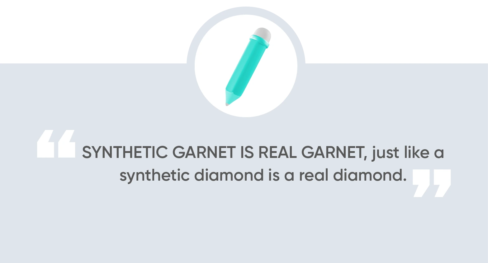 synthetic garnet