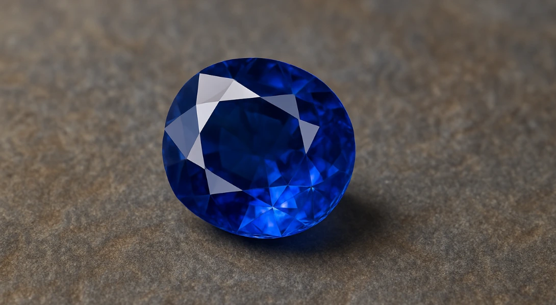 Blue Kashmir sapphire