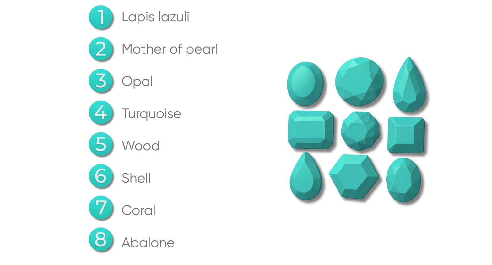 Popular Materials Used in Inlay Jewelry