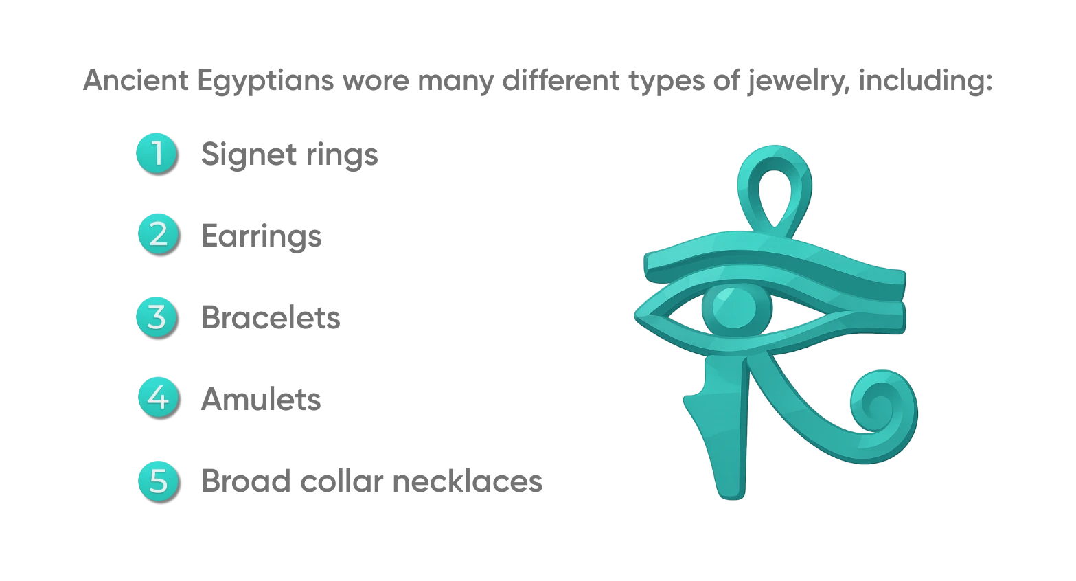 Type of Jewelry Ancient Egyptians Wore