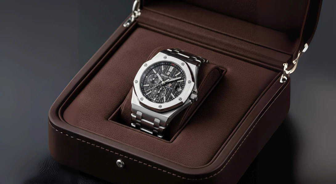 Audemars Piguet watch in box
