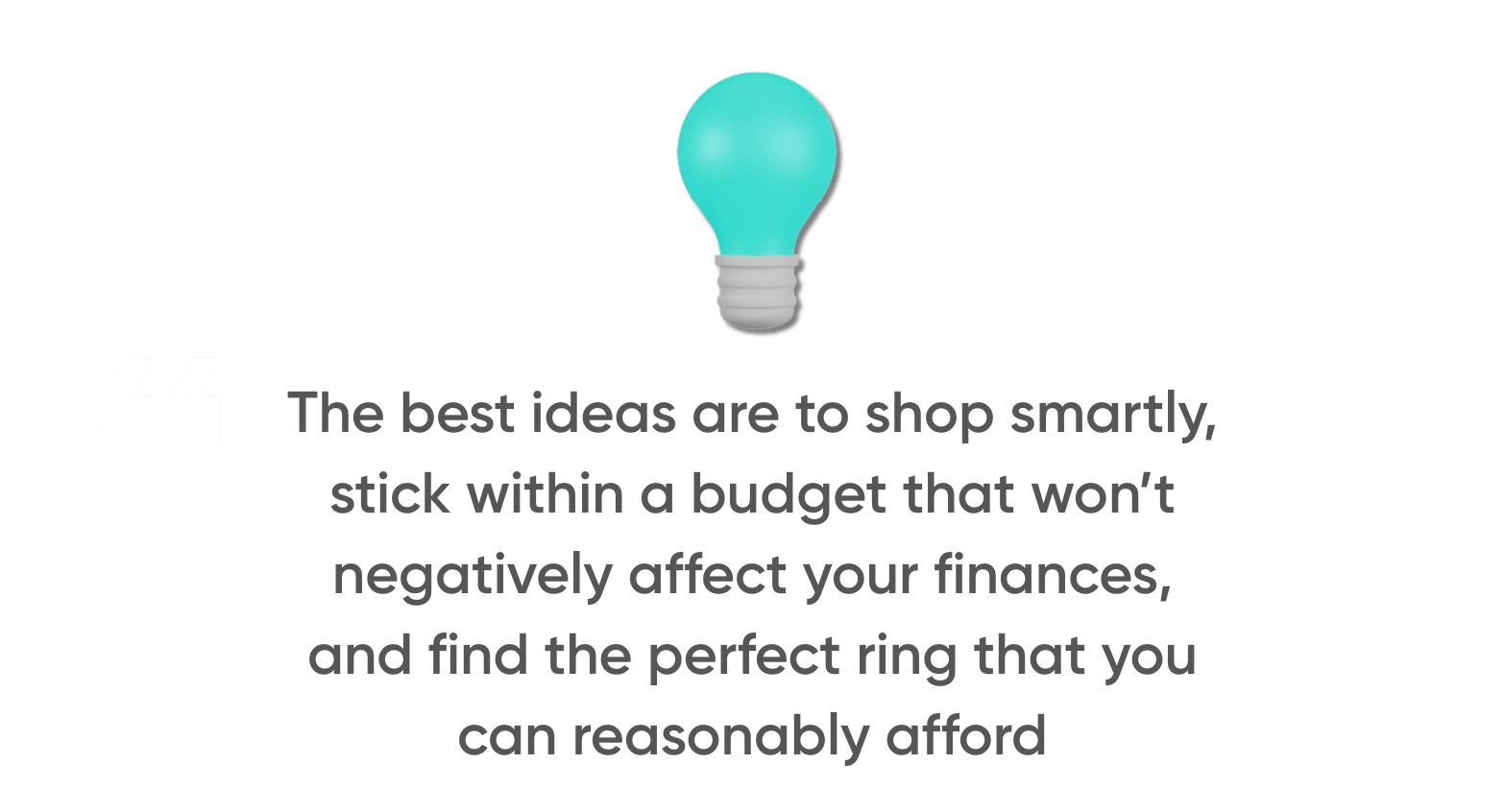 Best ideas are to shop smartly