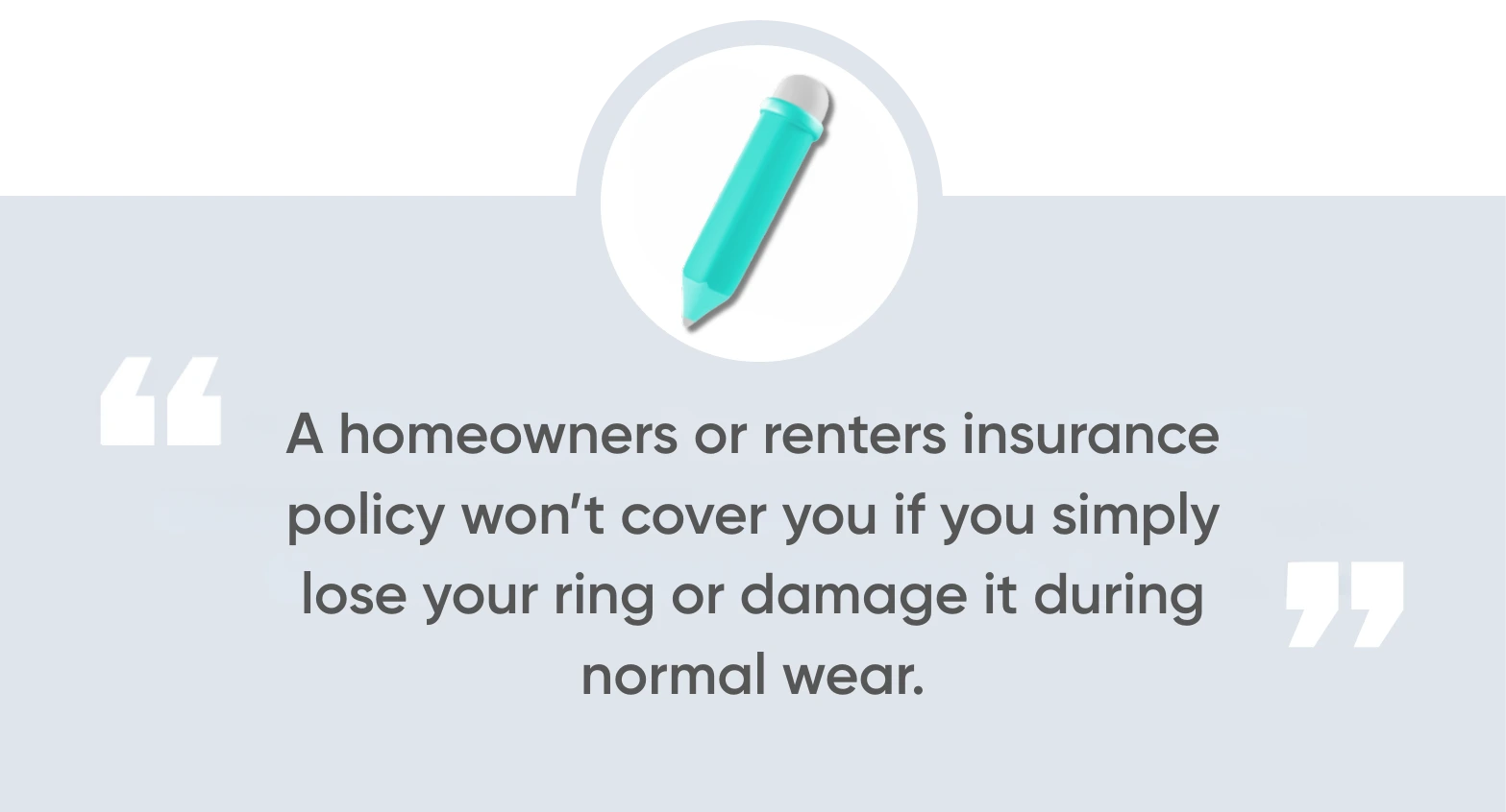 Homeowners or renters insurance policy coverage