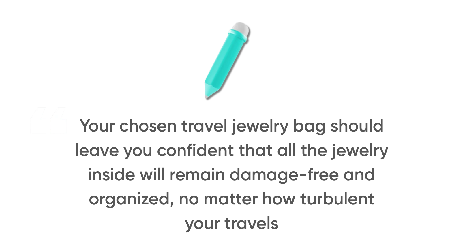 Travel jewelry storage solution