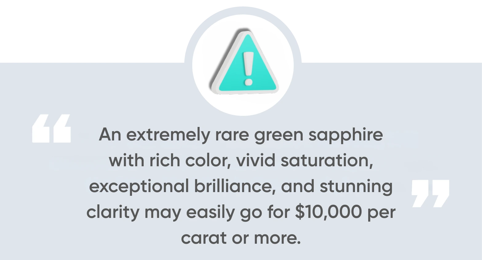 Rare Green Sapphire