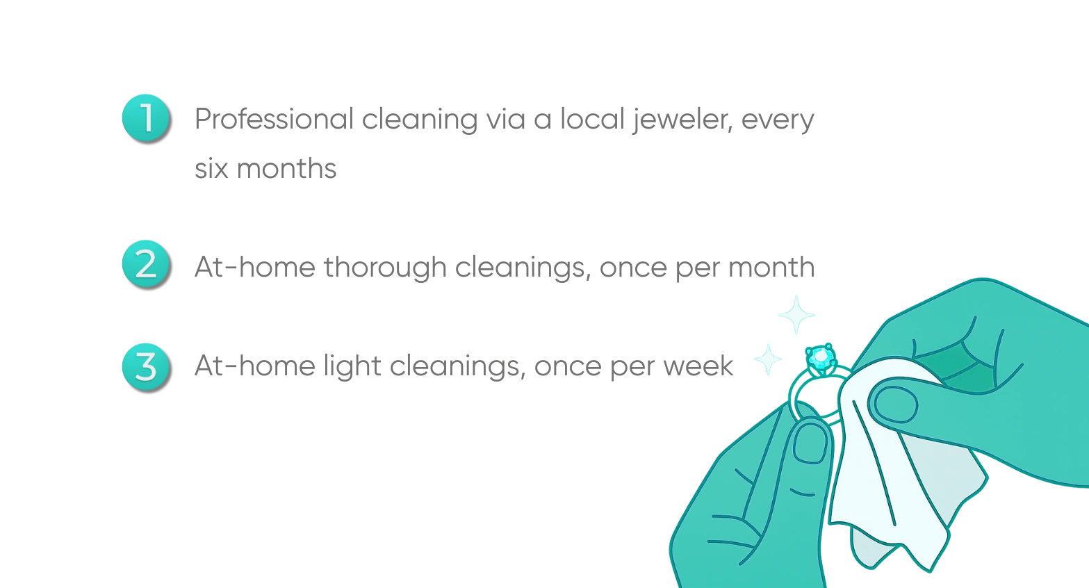 three different ways