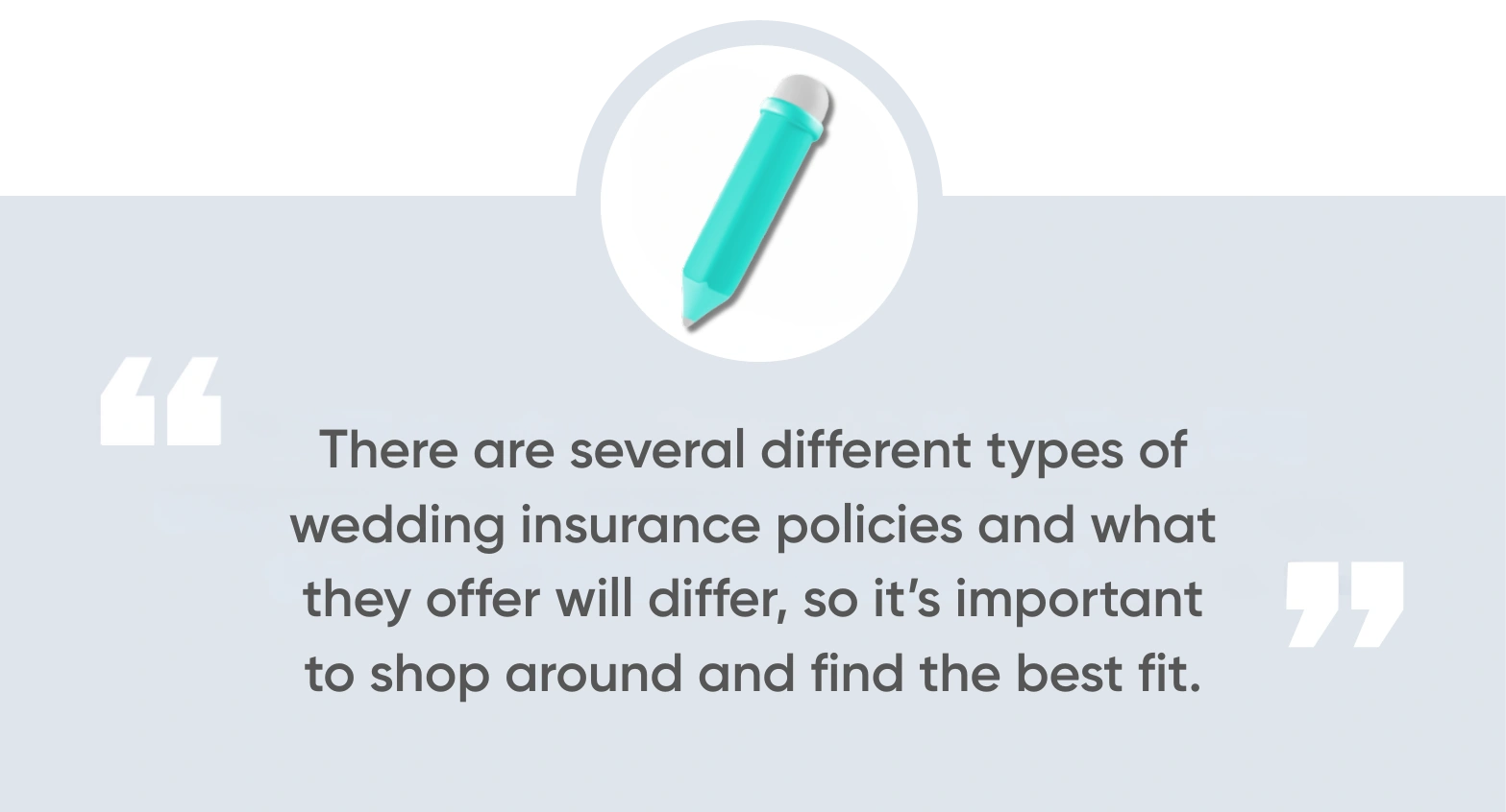 Different types of wedding insurance policies