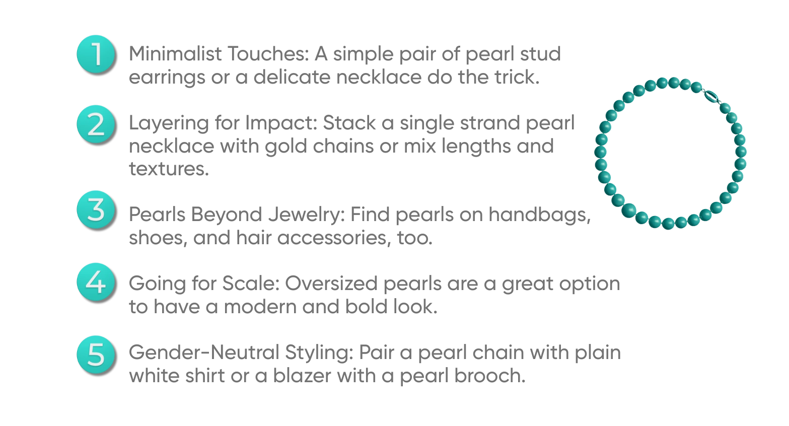 How to Style Pearls in Everyday Wear