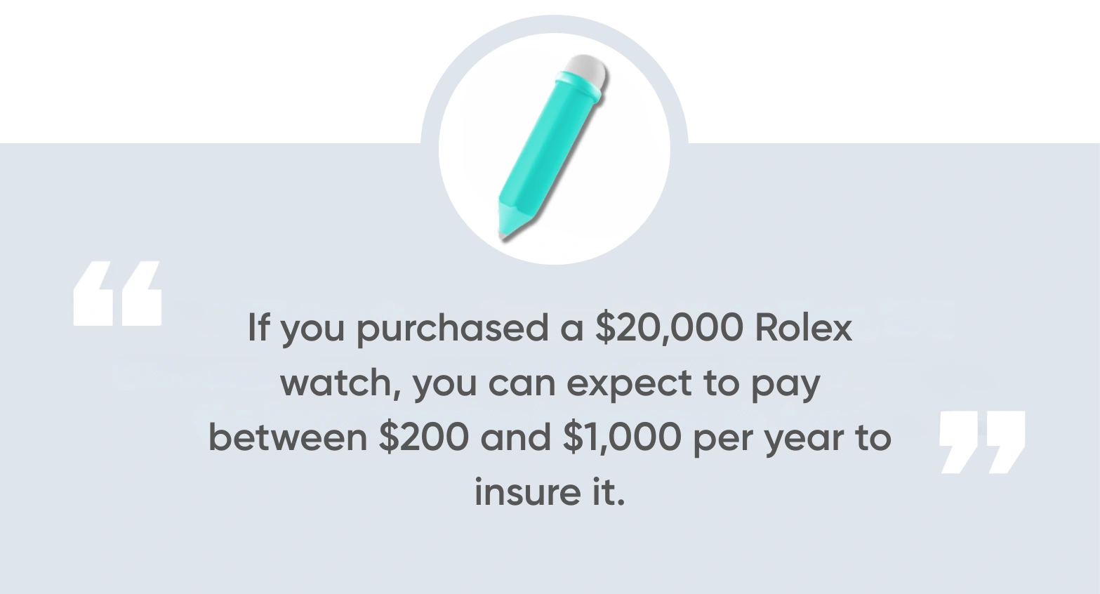 Rolex watch insurance