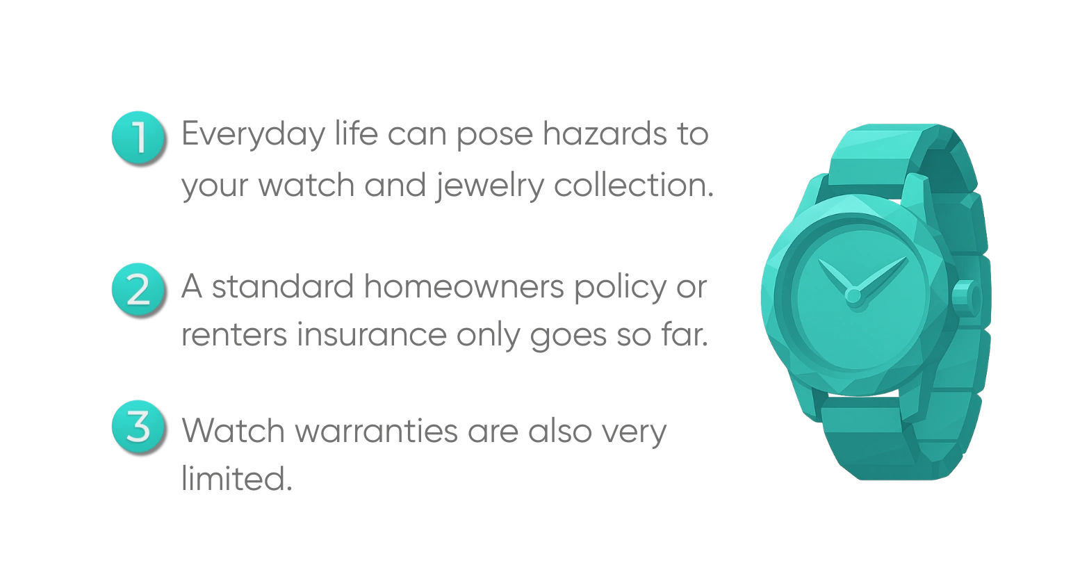 hazards to your watch