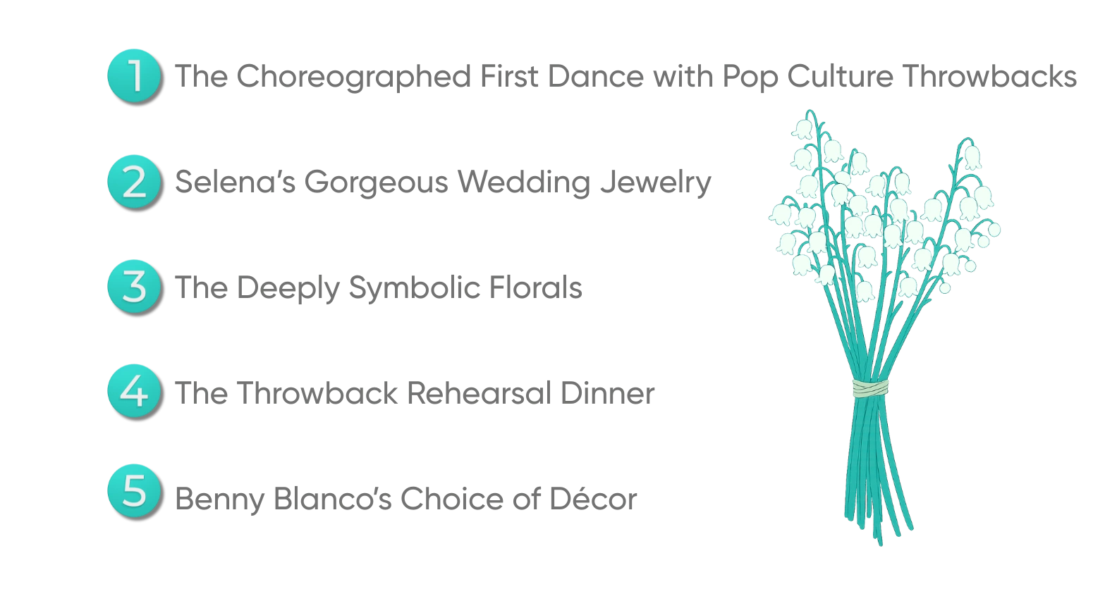 5 Things We Loved About Selena Gomez & Benny Blanco's Wedding