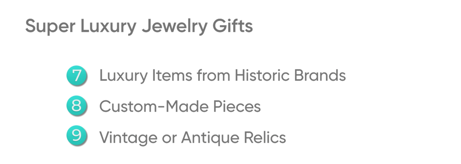 Super Luxury Jewelry Gifts