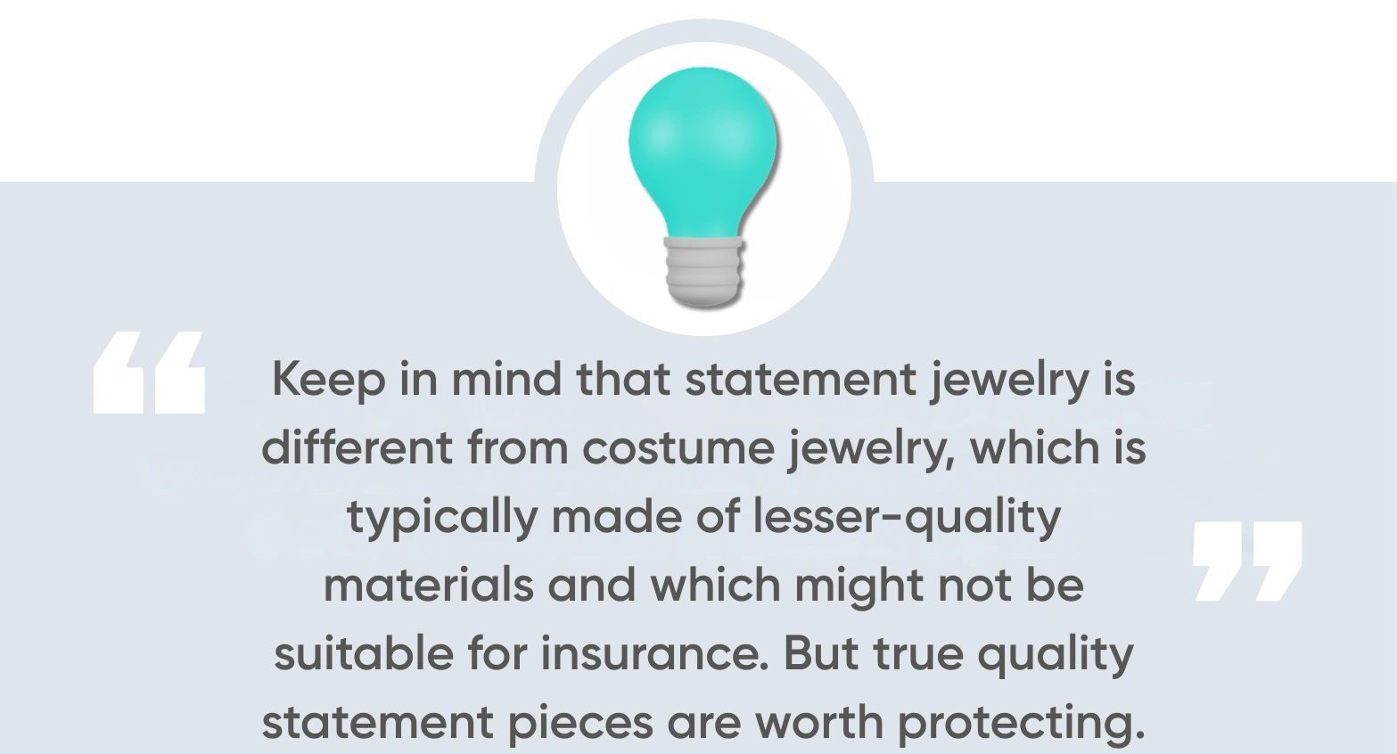 Can You Insure Statement Jewelry