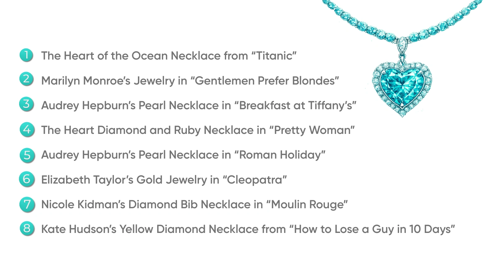 8 Famous Jewelry Pieces in Classic Movies