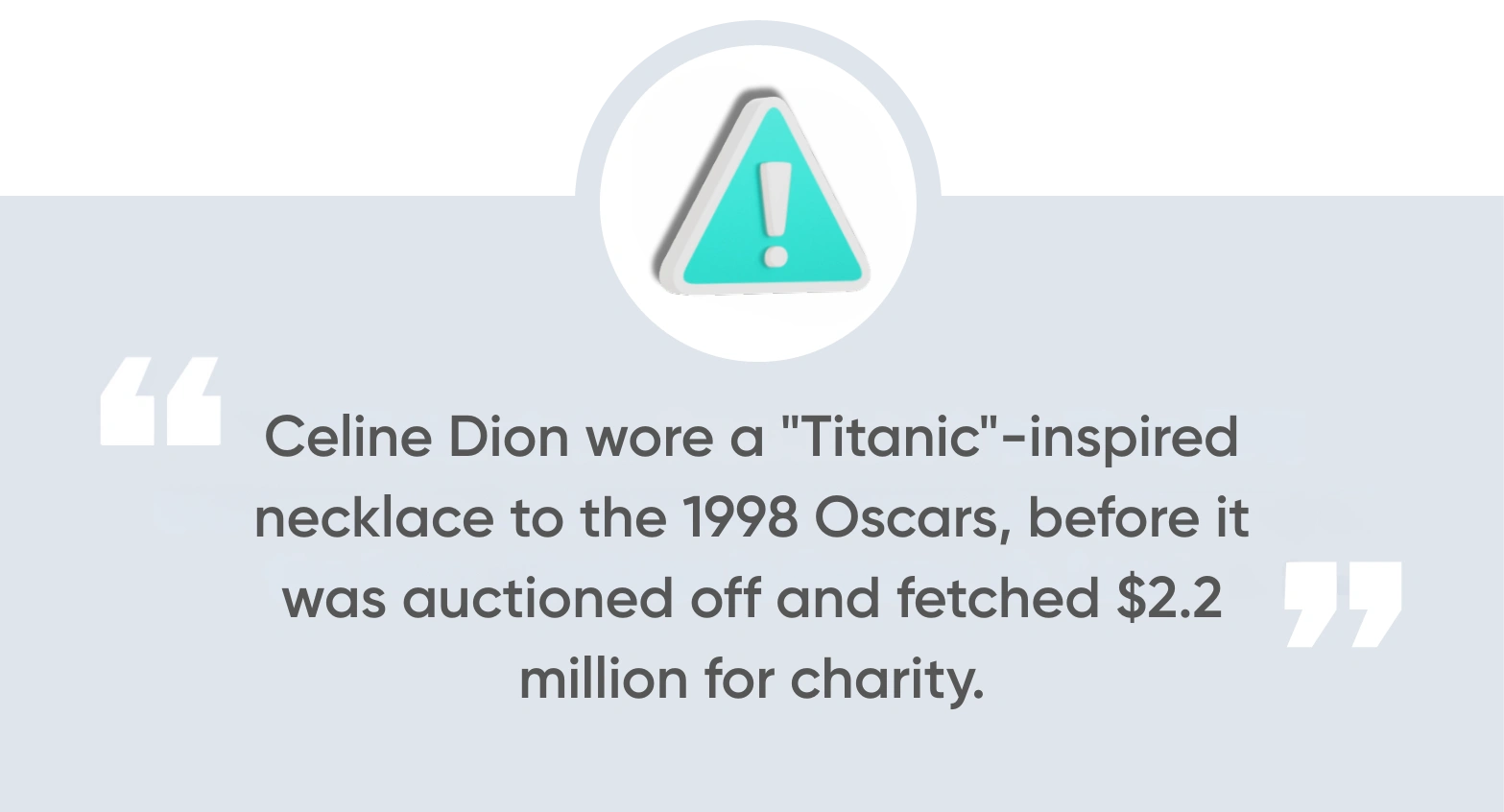 The Heart of the Ocean Necklace from “Titanic”