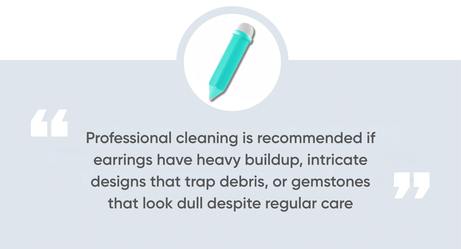 Gold Earrings in for a Professional Cleaning