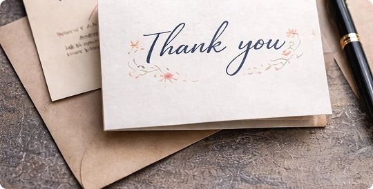 Thank You Note Generator