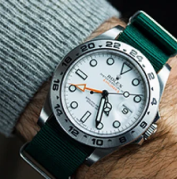 Luxury watch on wrist – jewelry insurance for $11,750 watch in San Francisco, CA