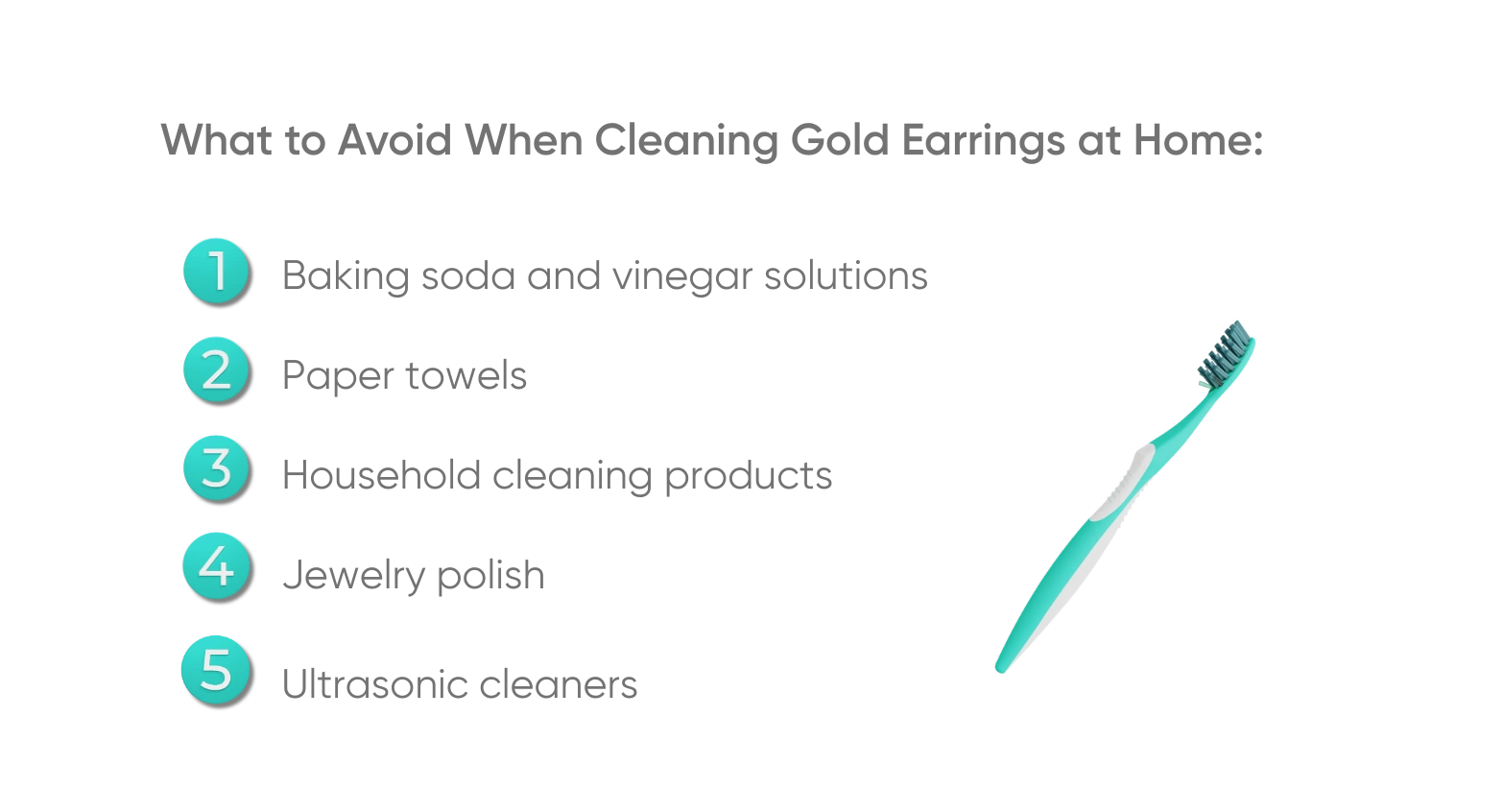 When Cleaning Gold Earrings at Home