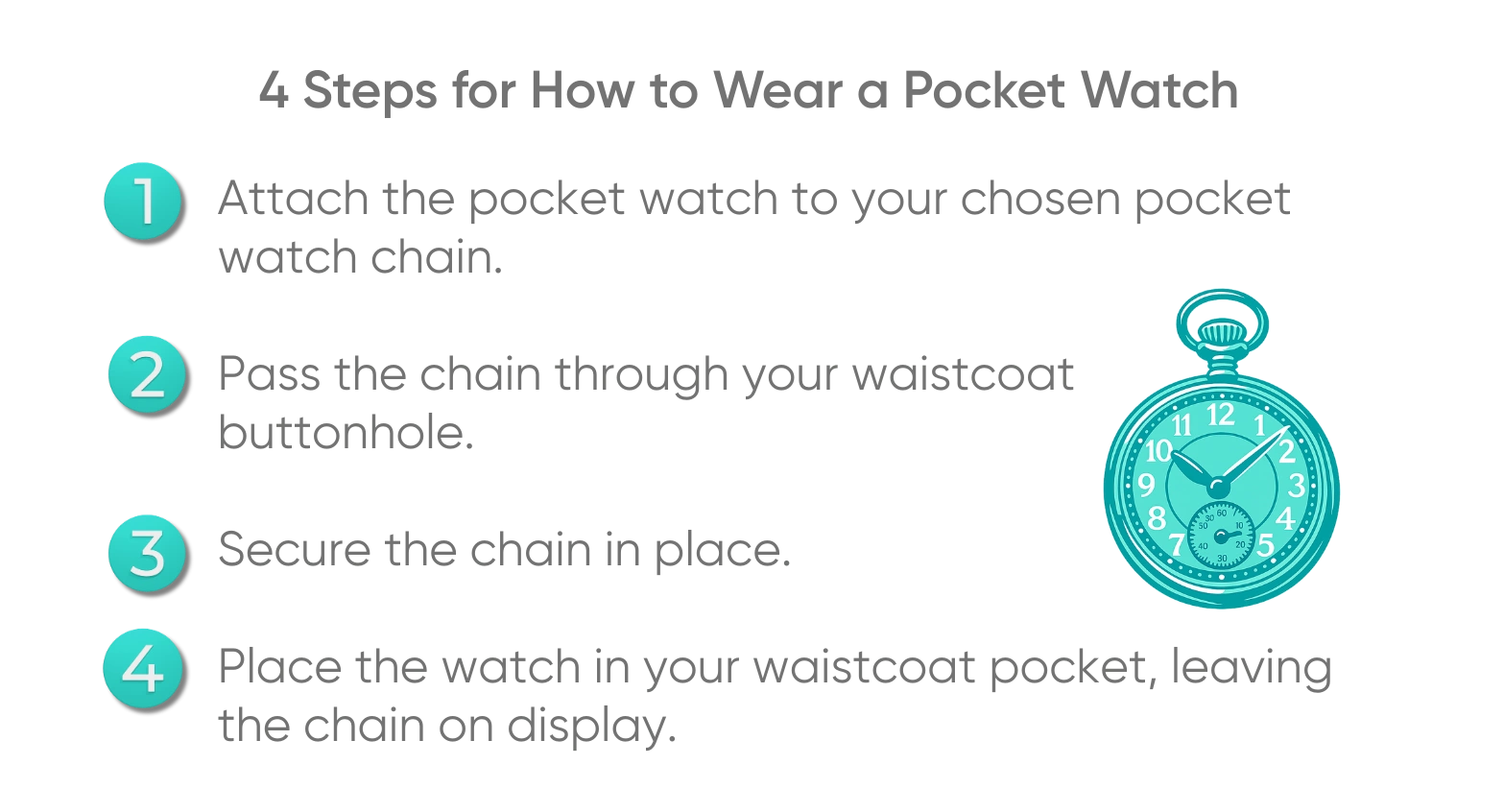 How to Wear a Pocket Watch