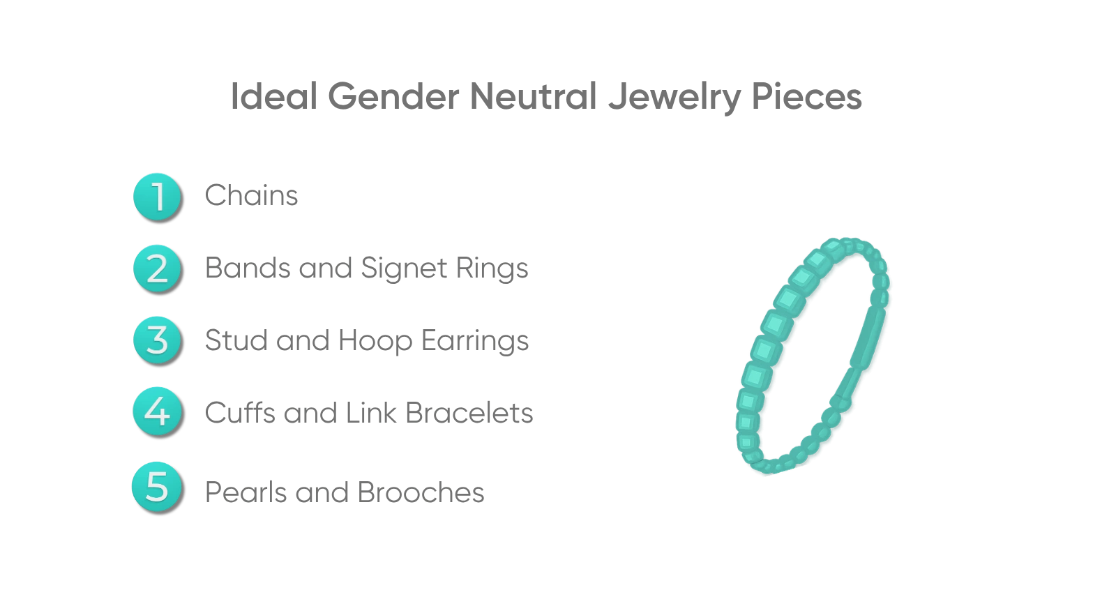 5 examples of the best gender neutral jewelry to add to your jewelry box, stat.