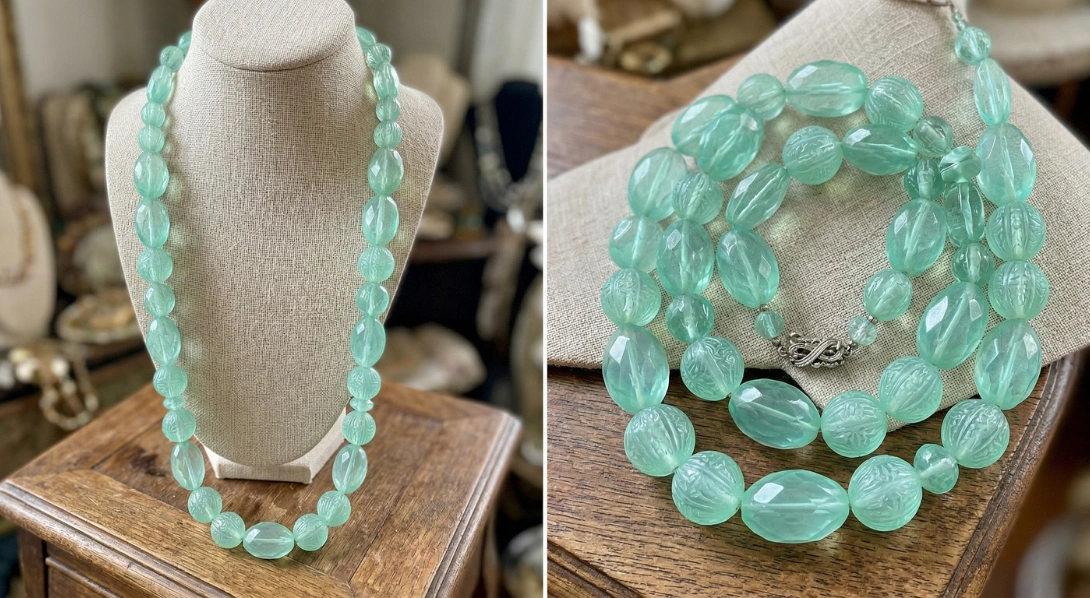 Lucite necklace