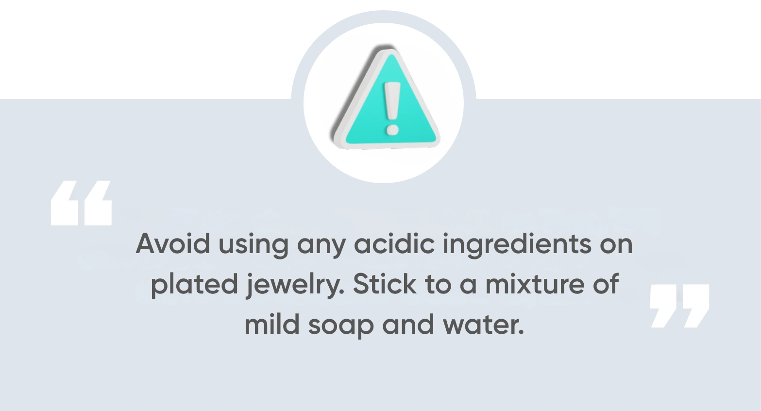 Is vinegar or lemon safe to clean gold-plated jewelry
