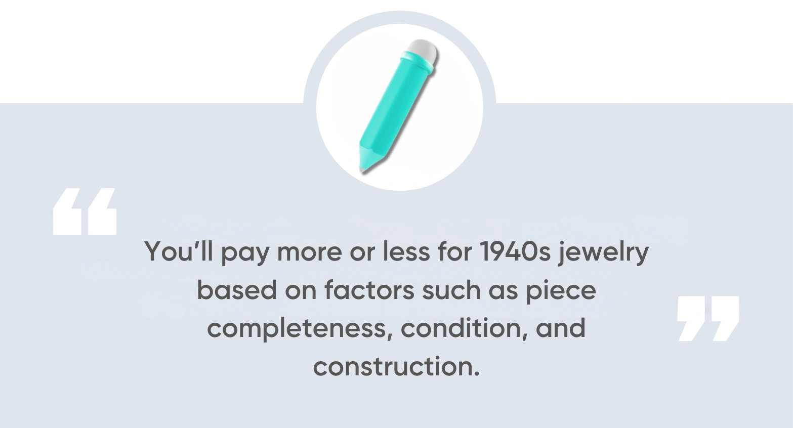 Jewelry From the 1940s