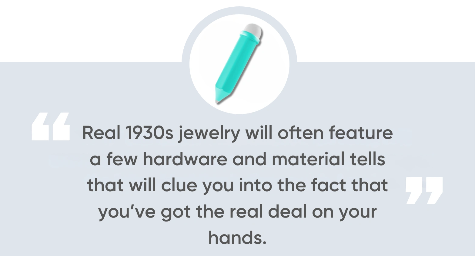 Quick Ways to Identify 1930s Jewelry