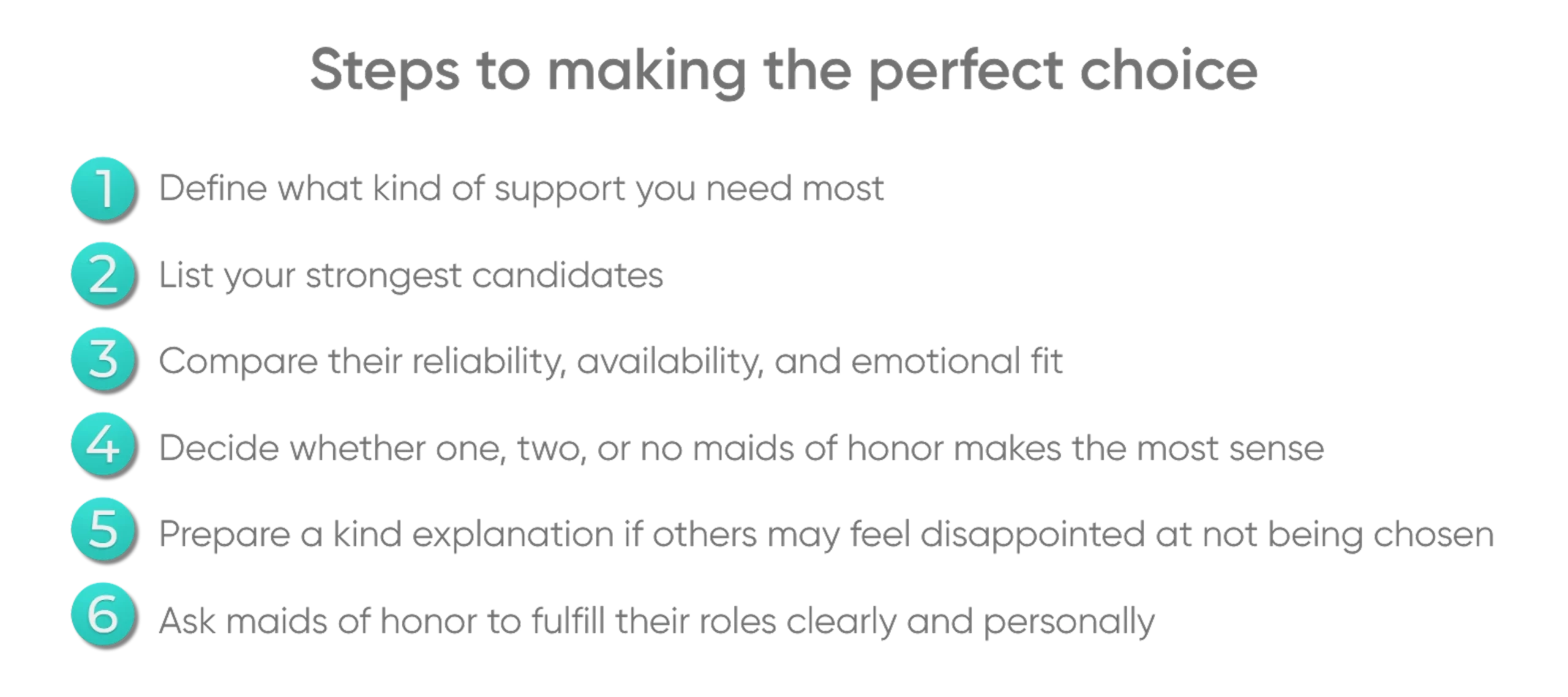 How Do You Choose a Maid of Honor Without Hurting Feelings